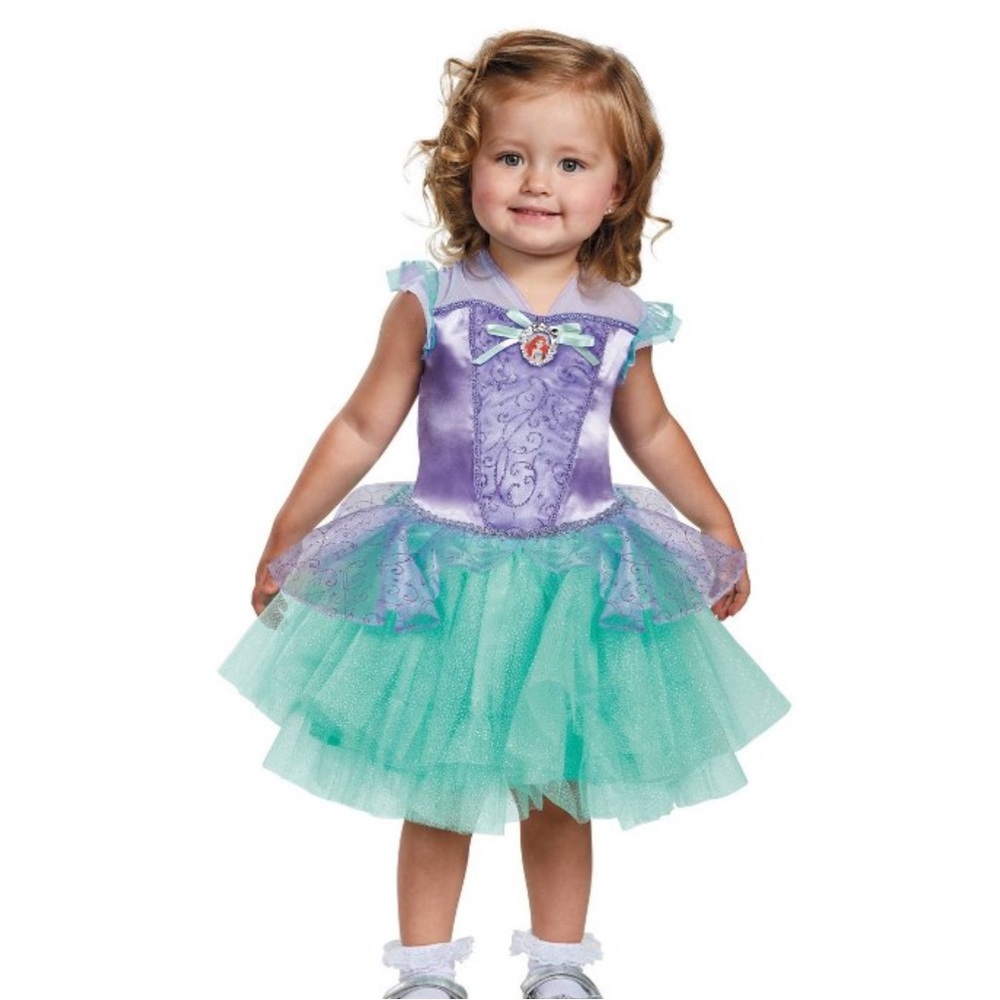 NWT Baby Disney Princess Ariel Tutu Costume 12-18M